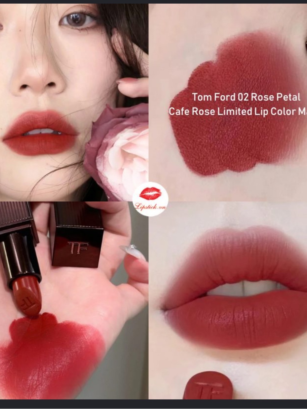 Tom Ford Rose Petal 02 Cafe Rose Limited Lipstick